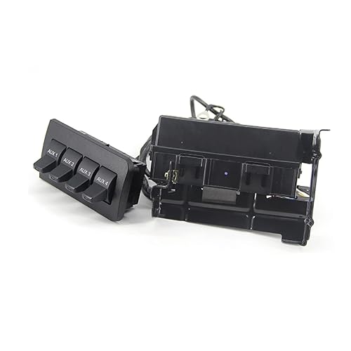 Miniatura 2 de Gelunxin - Kit de panel de interruptor auxiliar para salpicadero compatible con Ford F250 F350 F450 F550 F650 F750 F750 Super Duty 2011-2016