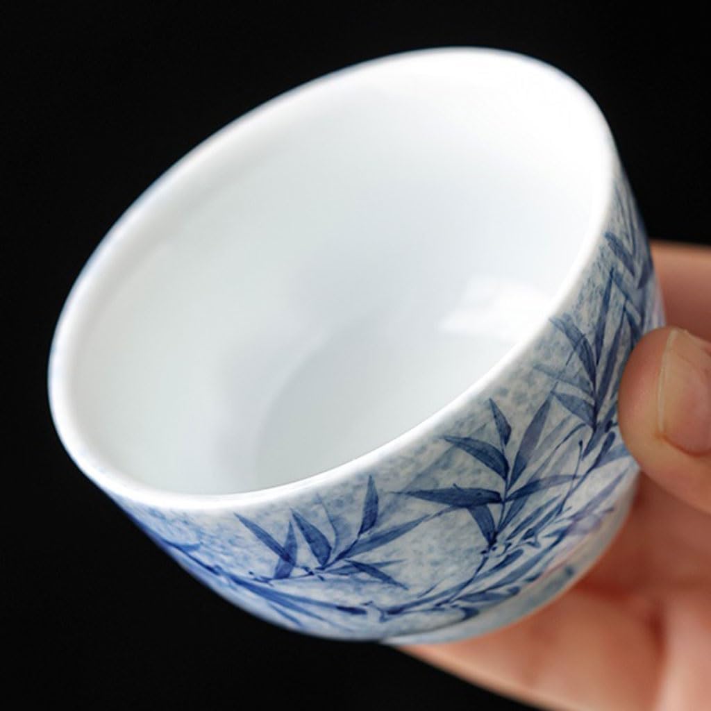 GSOUL Kungfu Tea cup Study Tea Table Cup Hand-painted Ceramic Host Personal Drinking Home Kung Fu Set Single Teacup Small Tea Cups