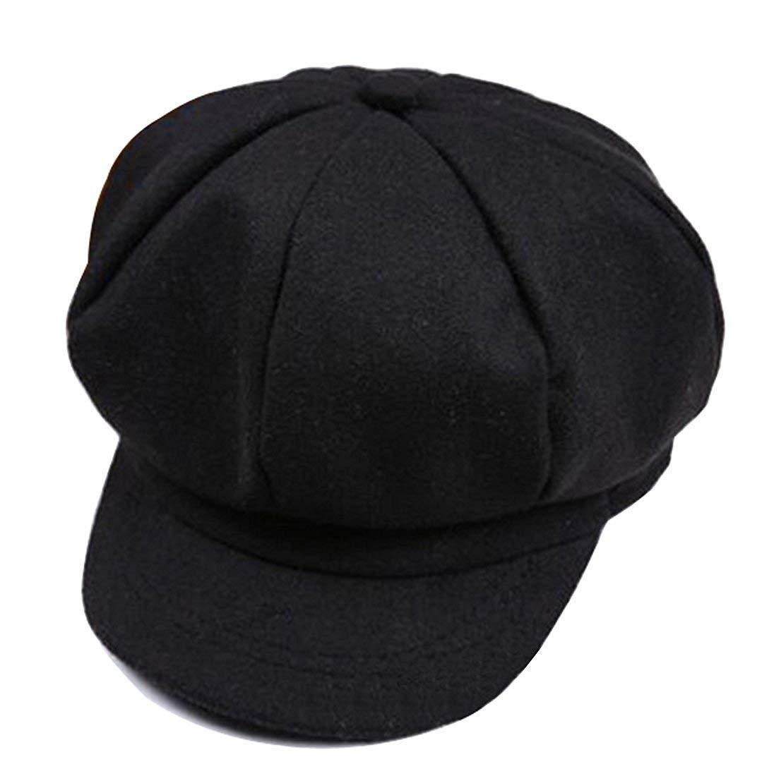 JIHUOO Toddlers Flat Caps Newsboy Hat Beanies Cap Hats Berets Peaked Hat Cap for Boys Girls