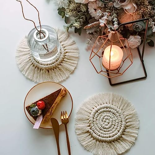 Klhamky 3mm×500m Macrame Cotton Cord, Soft 4 Strand Twisted 100% Natural Cotton for Handmade Wall Hanging, DIY, Craft Making, Knitting, Plant Hangers, Decorative Projects