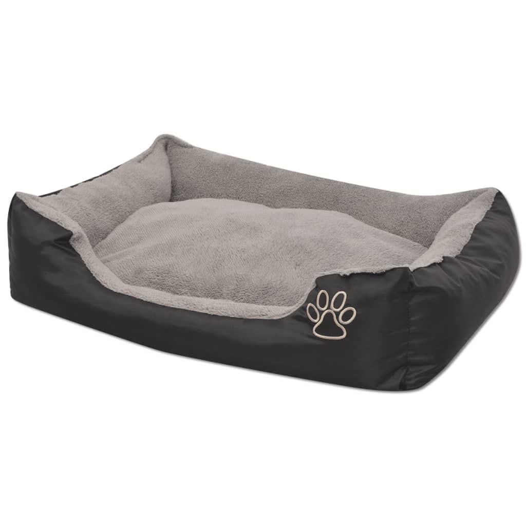 SKM Cama para Perro con cojín Acolchado Talla L Negra,Producto para Mascotas y Animales,Productos para Mascotas,Productos para Perros,Camas para Perros,Negro,170421