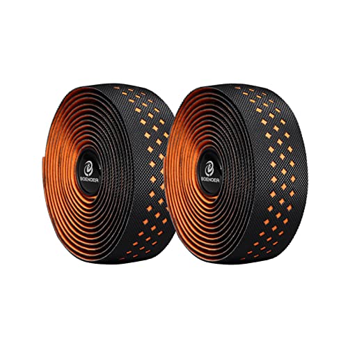 Boenoea Bike Handlebar Tapes Road Mountain Bike Bar Tapes, Bike Bicycle Cycling Handlebar Grip Tape Wraps Adhesive Back With Bar Plugs #TOP13