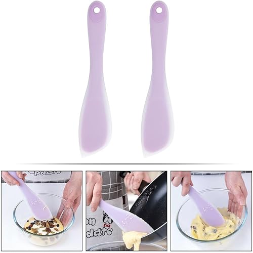 Miniatura 8 de 2 espátulas de silicona para hornear, espátula de calor para pastel de mantequilla crema, resistente al desgaste, herramientas para el hogar y