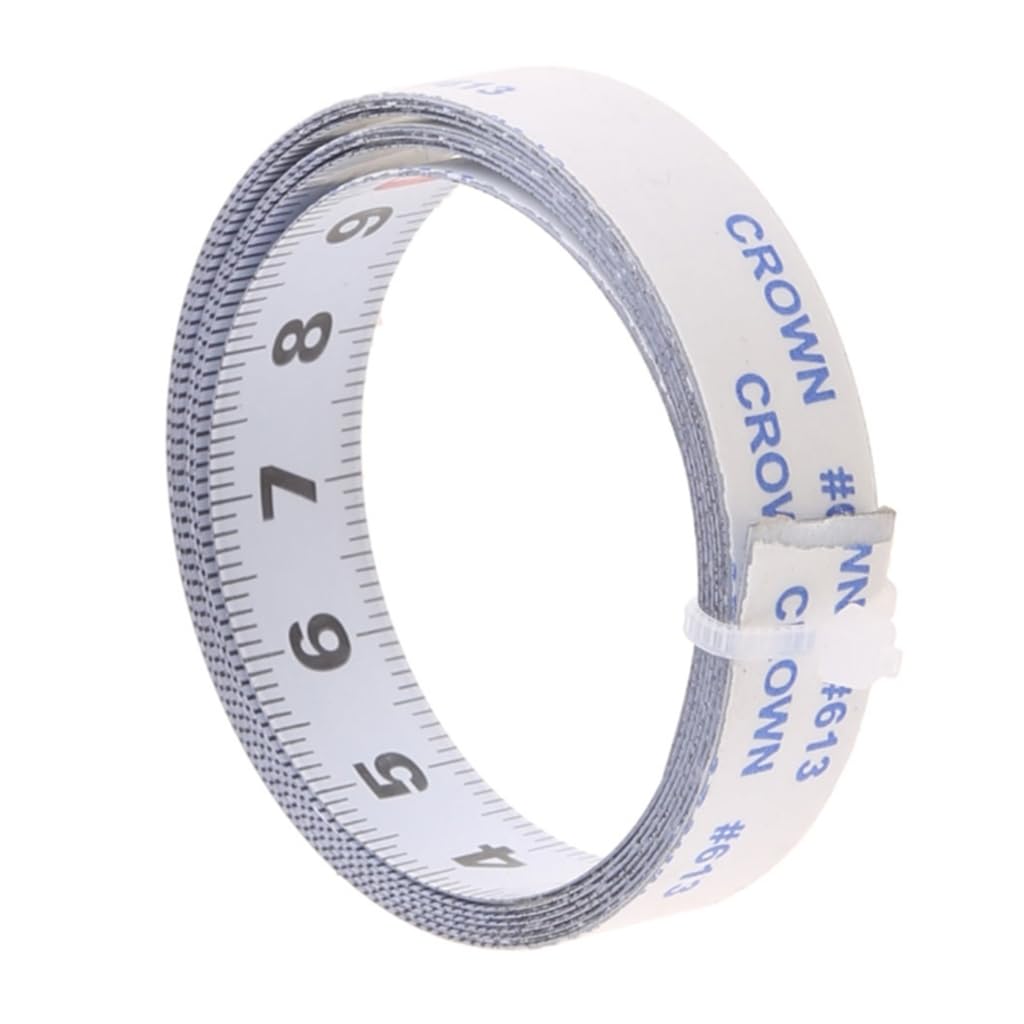 Cinta métrica autoadhesiva 1 m/2 m/3 m/5 m, 13 mm de ancho, de derecha a izquierda y de izquierda a derecha, del centro a ambos lados