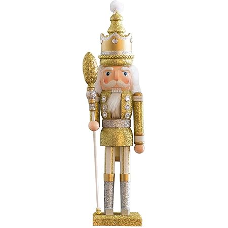 Amazon De Valiclud Nussknacker Figur Statuen Puppe Soldat Weihnachten Spielzeug Dekoration