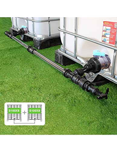 Kit raccordement 2 cuves 1000L S100X8 pour optimiser l'arrosage du potager en été