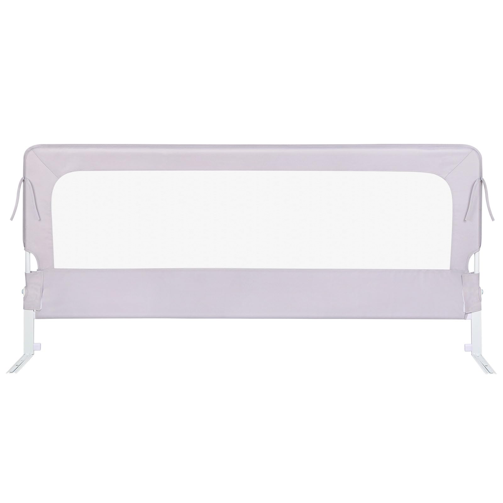 HUOLE Ochrona przed upadkiem, 200 cm, dla dzieci, ochrona przed upadkiem, akcesoria do sypialni dla chłopców i dziewcząt-200 x 70 x 26 cm-szary