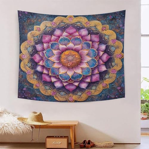Tapisserie 3D Effet Datura 180x230cm Grand Format pour Salon