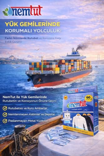 Teknelere Özel Nem Rutubet Giderici Korozyon Koku Önleyici 1 Kutu 2 Paket 1 KG