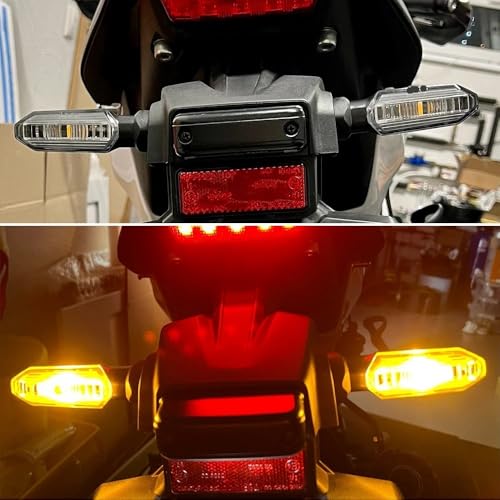 Clignotant Moto LED CB400F Indicateur de Direction Orange 12V