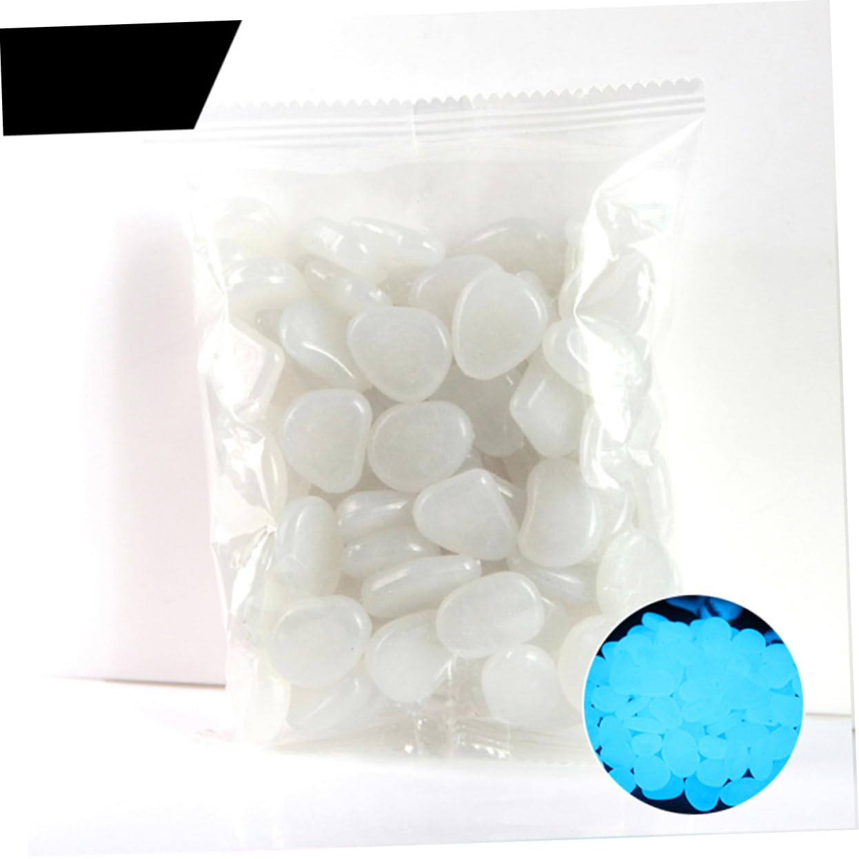 100 Cailloux Lumineux Pour Jardin – Pierres Décoratives Qui Brillent Dans Le Noir, Idéales Pour Allées, Vases, Aquariums & Extérieur