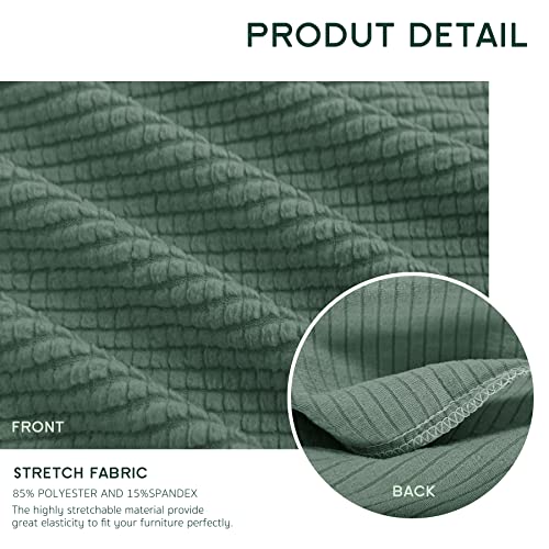 Hokway Couch Cushion Covers Stretch Cushion Covers Sofa Seat Cushion Slipcover Cushion Protector(Celadon, Medium) #TOP1