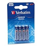 Verbatim - 49920 Verbatim AAA Alkaline Batteries - Pilas (Alcalino, 1,5V, Multi, 11g, AAA)