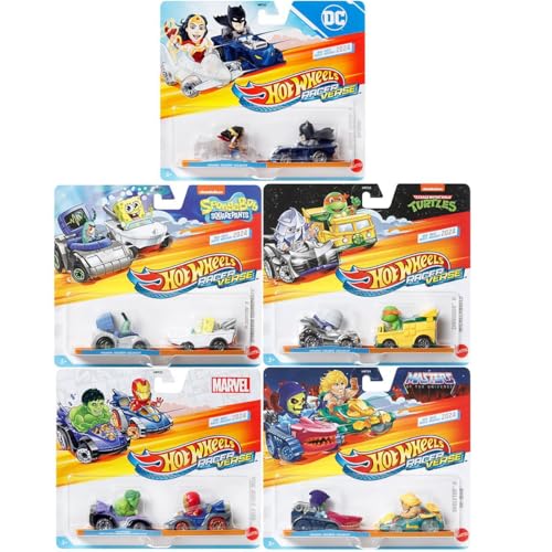 Hot Wheels Racer Verse Shredder & Michelangelo miniatura 2