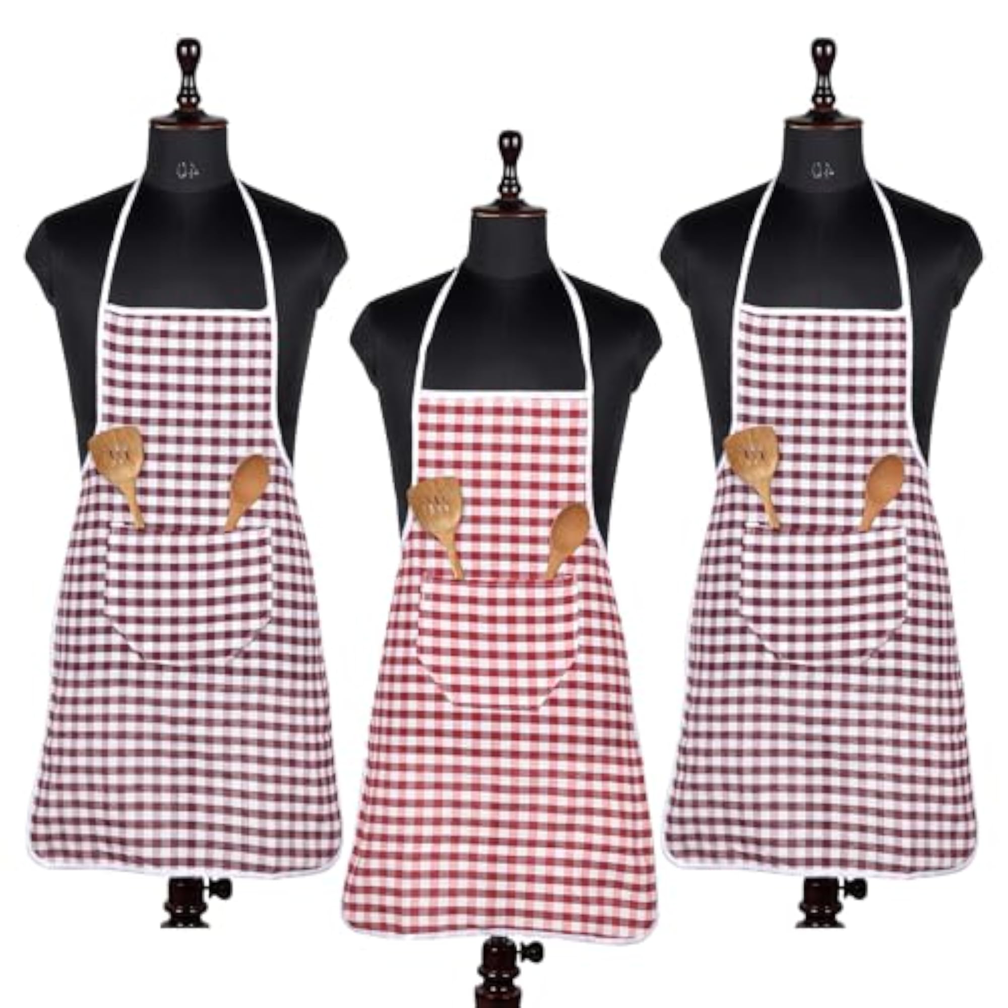 Cotton Front Pocket Kitchen Apron