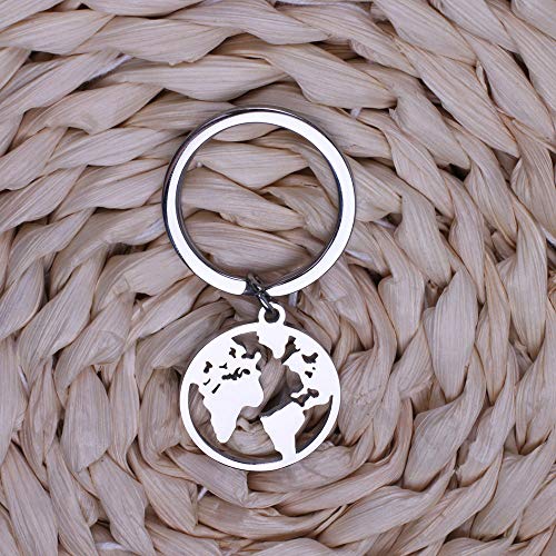 World Map Necklace Mother Earth Necklace Long Distance Travel Gift2