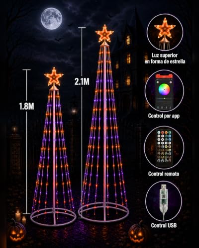 Review de Árboles de Navidad para exteriores los mejores 5. 7 Imagen adicional