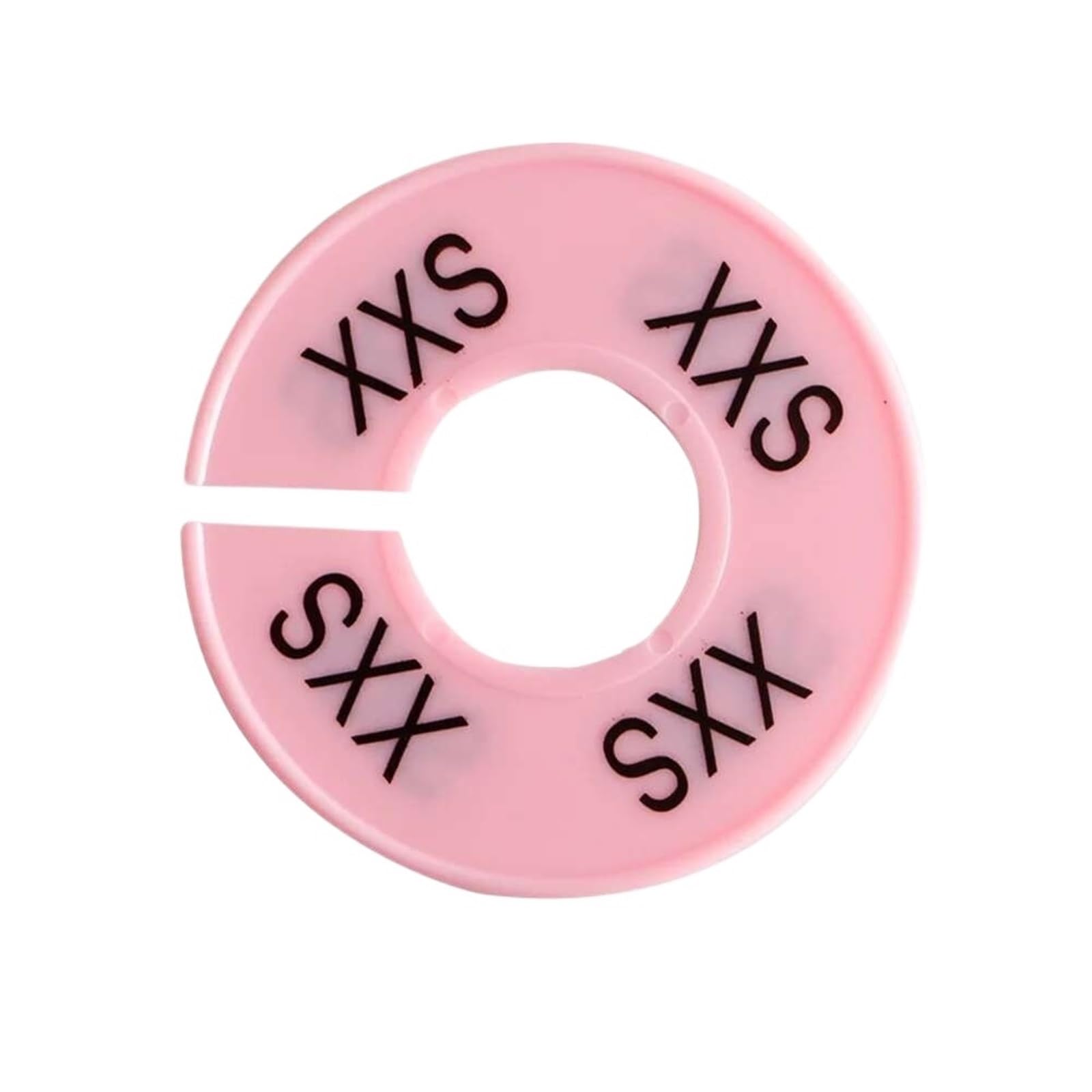 30pcs Blank Clothing Size Dividers Round Hanger Tags for Closet Organizer