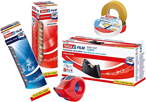 Preisvergleich Produktbild TESA Handabroller mini klar (1x Office-Set)