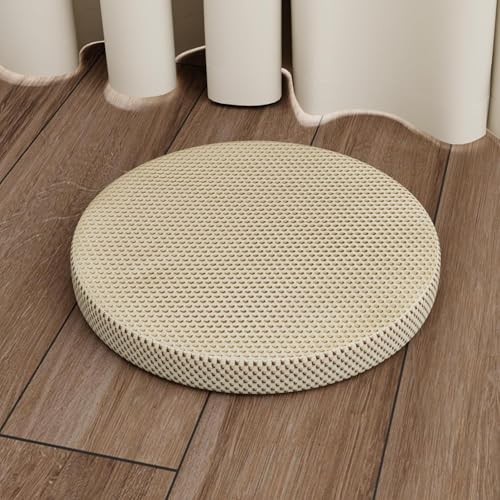 ZUIQIUZ Round TPU Meditation Cushion, Floor Pillow, Breathable Mat for