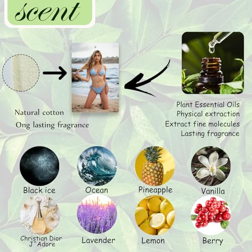 Image of Custom Air Freshener for Car, Personalized Air Fresheners,Custom Double Sided photo Air Freshener, for Wardrobe,Bathroom and Hanging Ornaments 6 Count (Pack of 1)