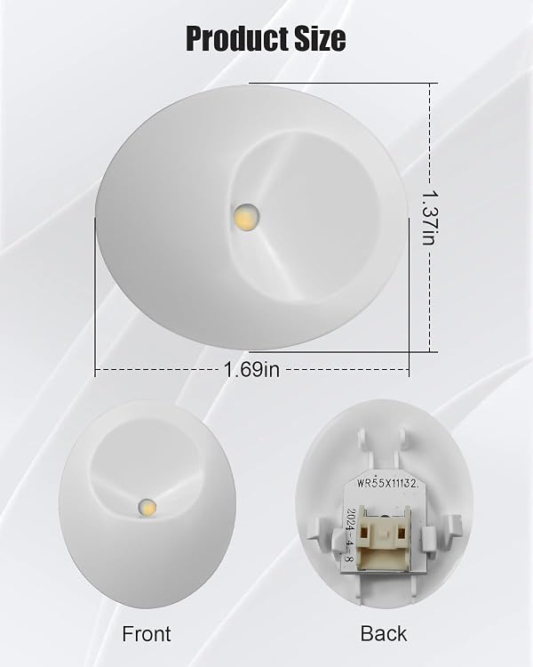 WR55X11132 LED Refrigerator Light Assembly Fit for GE by GUXPCH - Used condition - Image 6