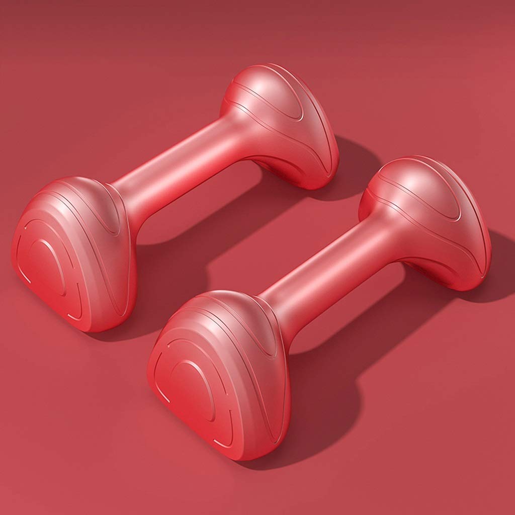 Mancuernas para Hacer Ejercicio Vinilo Dumbbell Peso Dumbbell Resistente al Sudor y Humedad en diversas variaciones de Peso de 1 kg, 1,5 kg, 2 kg, 3 kg, Conjunto de 2 Mancuerna de Neopreno