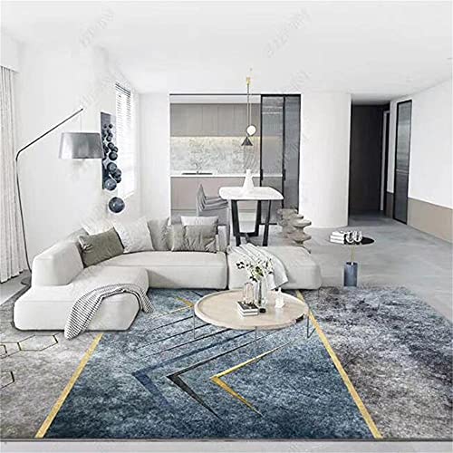 Conception géométrique minimaliste tapis anti dérapant salon 40X60cm