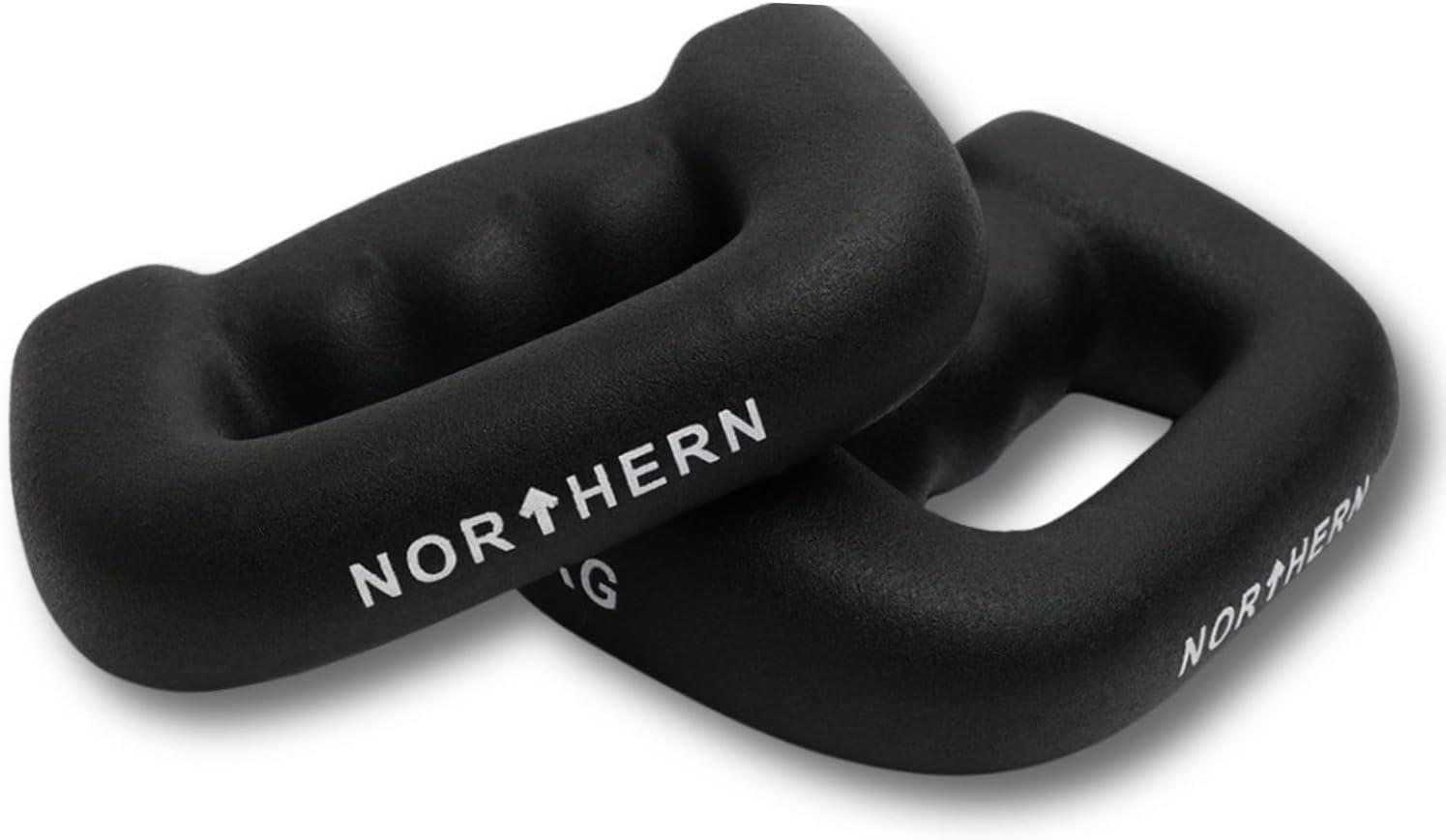 NORTHERN Set of 2 Hand Dumbbells Soft Grip D Shaped Boxing MMA Exercise Weights For Men, For Women, Cardio, Walking, Jogging, Workout, Premium Non-Slip, Dumbbell Pair 0.5kg, 1kg, 2kg, 3kg, 4kg PAIRS