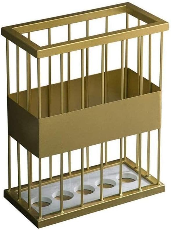 ドリップトレイ付き金属製傘立て、モダンなラウンド傘立て、自立型傘