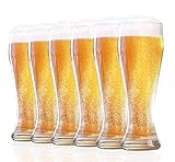 [Hochwertiges Material]: Der Unterschied im Biergeschmack spiegelt sich nicht nur im Aroma und Geschmack wider, sondern auch in seiner Schönheit. Dieser Bierkrug besteht aus bleifreiem Glas mit kristallklarer Textur und guter Textur, sodass Sie das vielschichtige Aroma und den Geschmack von Craftbeer besser erleben und jedem Bier ein anderes Gefühl verleihen können. Dieser Bierkrug kann auch sicher in der Spülmaschine gereinigt werden, um die Probleme beim Waschen von Bechern im Leben zu lösen.