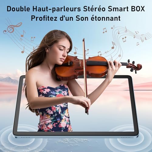 Blackview Tab60 WiFi Tablette Android 15 Tablette Taclite avec 12Go+ TF Octa Core WiFi 6 Tablette 10 Pouces 5100mAh 8MP+5MP Widevine L1 avec GMS BT5.2 - vue 5