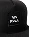 RVCA mens Adjustable Snapback Trucker Hat, Rvca Trucker/Black/White, One Size US