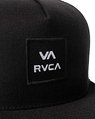 Image of RVCA Men's Trucker Hat, Adjustable Snapback Cap for Streetwear & Skating, Lightweight Breathable All-Day Comfort