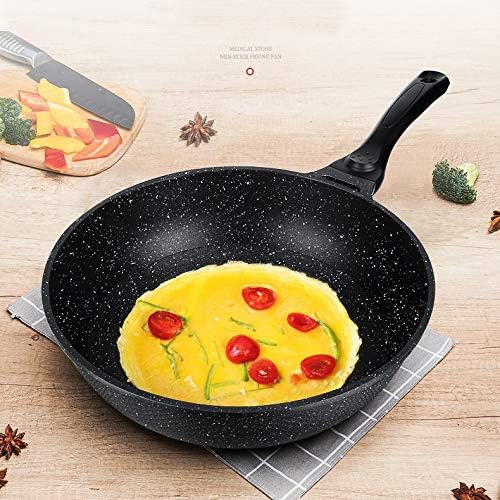 Miniatura 4 de ZCGDP Pan Maifan Stone Wok Non Stick Pan No Smoke Induction Cooker Gas Stove Fry Iron Pot Cooking Pot Kitchen Pots