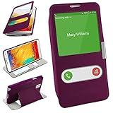 EXTRA SCHUTZ: Dieses Schutzcase bietet eine guten Rundum-Schutz für Ihr Samsung Galaxy Note3. Hinten ist die Rückseite komplett abgedeckt und vorne sorgt eine Klappe dafür, dass alles sicher ist.