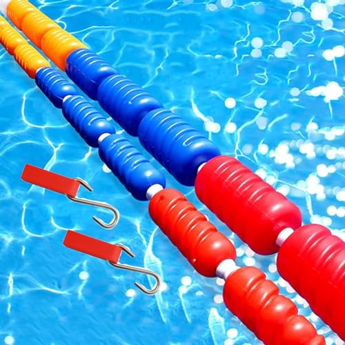 Ligne de séparation flottante de piscine ajustable pour sécuriser le grand bain