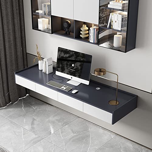 Wall Mounted Folding Desk Dining Table Laptop Table Wooden Space Saving Furniture Home Office Work Kitchen Dining Table Suitable For Home Office, Laundry Room, Garage, Basement Bar ( Color : Khaki , S #TOP1