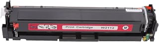 Cartucho de Toner Com Chip Em pó ABS Fácil de Reabastecer Substituição do Cartucho de Toner Adequado para HP M283fdw (1200 páginas para W2113A Vermelho 30g)