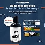 Evan Alexander Fine Grooming MY Wash Beard Shampoo | Removes Product Buildup, Cleanses, Moisturizes, and Hydrates | with Charcoal, Coconut & Sunflower Oil | 4Oz - Image 5