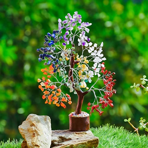 Chakra Tree - Crystal Tree of Life - Chakra Stones - Meditation Accessories - Crystals Decor - Gemstones and Crystals - Stones and Crystals - Spiritual Gifts for Women - Bonsai Tree - Home Decor - Image 6