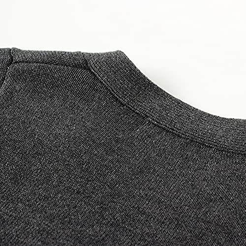 Maylofuer Little Girls Cardigan Sweater Button Up V-Neck 100% Cotton Spring Fall Kids Clothes Coat Size 3T Dark-Grey #TOP2