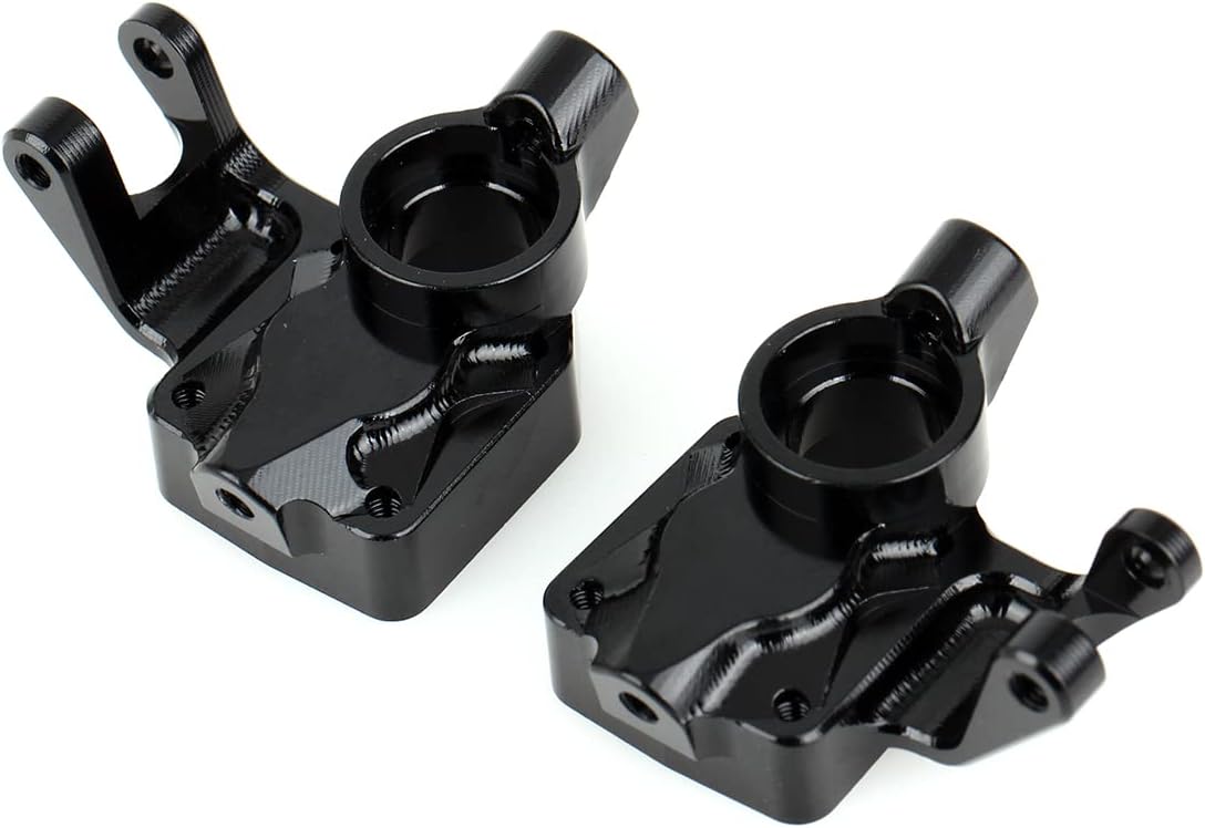 LCX Racing 1/18th RC Crawler Car Front Portal Axles Aluminum Steering Knuckle for Axial Capra UTB18 Unlimited Trail Buggy, Upgrades Parts Accessories (Steering Knuckle)