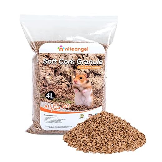 Niteangel Natural Coco/Cork Hamster Bedding Pet Litter for Dwarf Syrian Hamsters, Gerbils, mices, Degus or Other Small Animal
