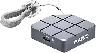 MAIWO Ssd Portátil de 2 Tb, Unidade de Estado Sólido Externa, Usb 3.2 Gen 2 Tipo-C Até 1050 Mb/S, Mini Ssd Nvme com Vídeos 4K Prores para Iphone, Ipad, Macbook, Mac Mini, Ps5, Alumínio (Cinza)