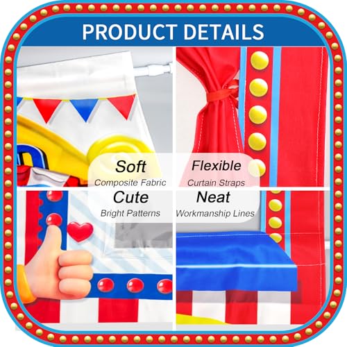 image for GOSR Doorway Puppet Show Theater Curtain, 67