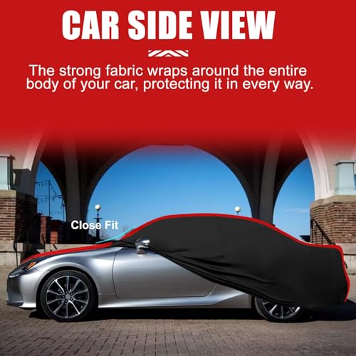 Image of Indoor Car Cover Replace for 2015-2025 Lexus RC300 RC350 F Sport, Luxurious Stretch Satin Ultimate Custom-fit Indoor Breathable Car Cover for Dust-Proof, Underground Garage, Car Show