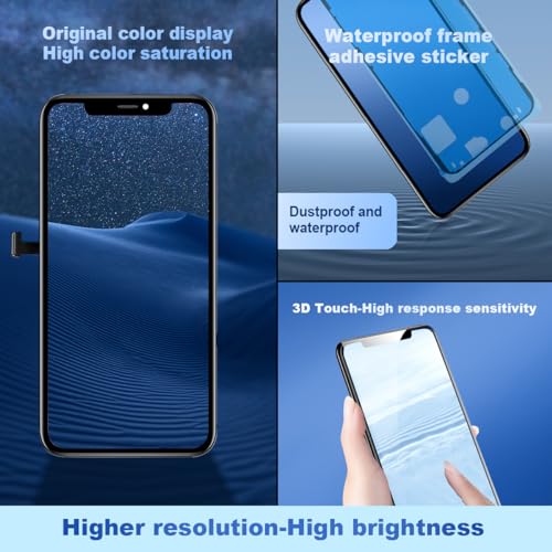 Écran pour iPhone 13 Pro LCD de remplacement EFaith avec vitre tactile tactile 3D Touch