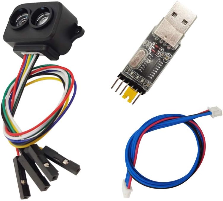 SmartFly info TF-Luna Lidar Sensor 0.1-8m Short-Range Distance Single-Point Ranging Finder Module UART / I2C Compatible with Pixhawk,Arduino and Raspberry Pi for Drone/Robot Obstacle Avoidance