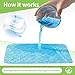 Moodooy Super Absorbent Bedpan Liners Plus 60 Bedside Commode Bags for Adult Commode Chairs Toilet Bucket Universal fit for All Bedside Toilet pails Adult Potty Chairs